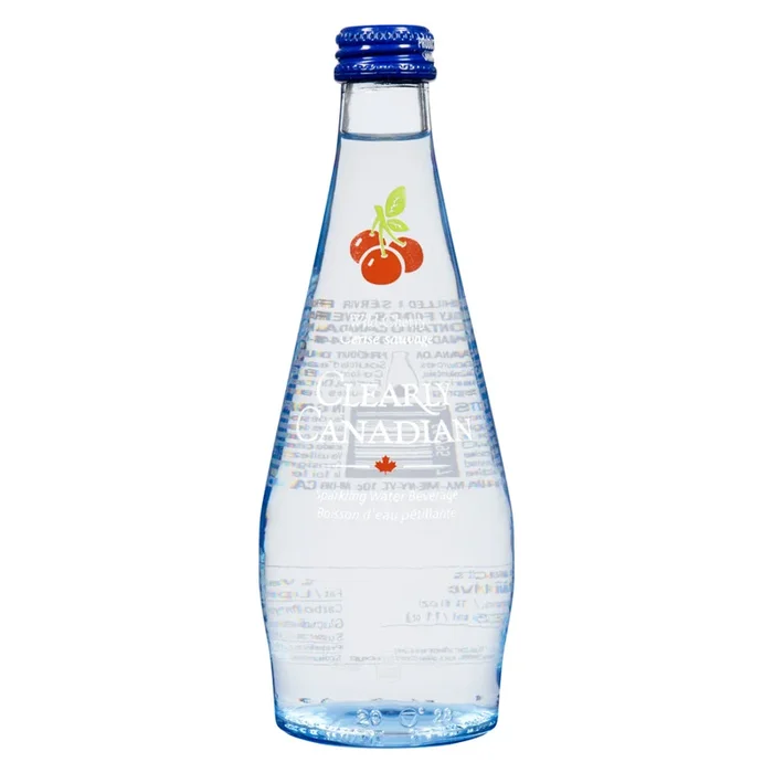 Clearly Canadian Sparkling Water Wild Cherry, 325 ml