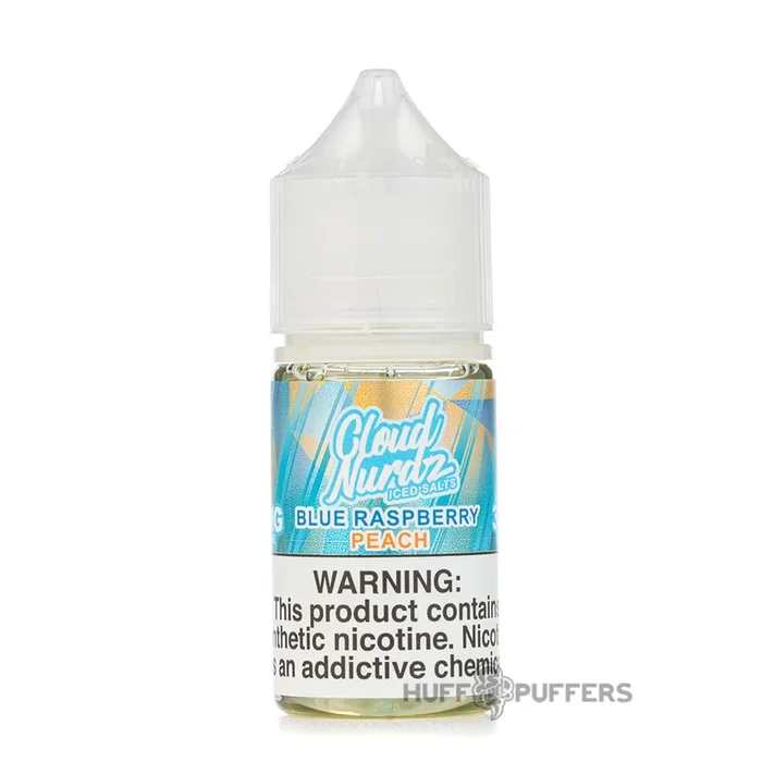 Cloud Nurdz Salts – Iced Blue Raspberry Peach 30mL