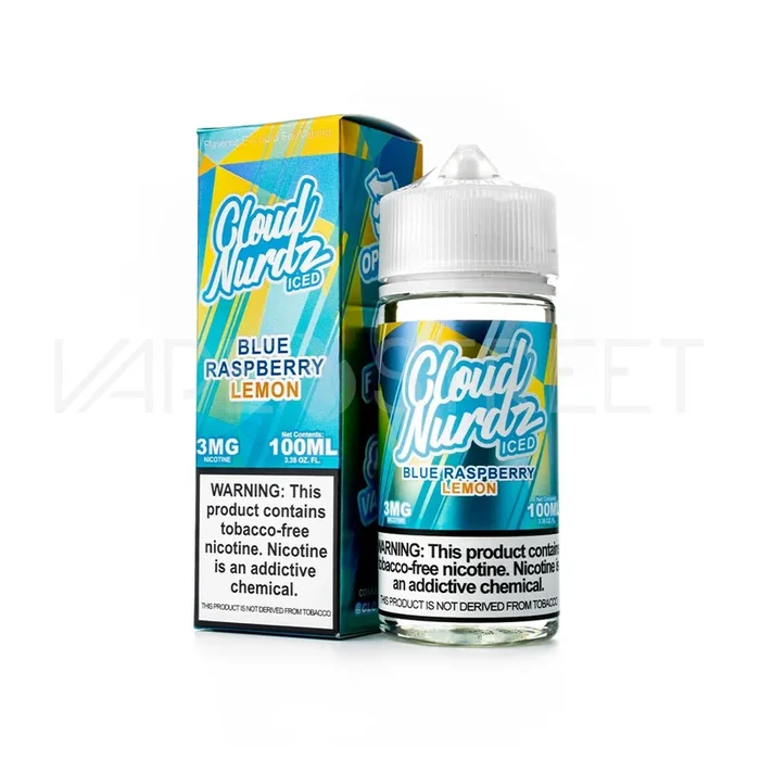 Cloud Nurdz TFN Iced Blue Raspberry Lemon (100ml)