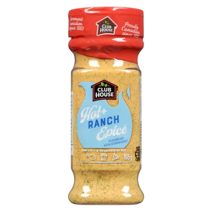 Club House Hot+ Ranch Seasoning, 165 g