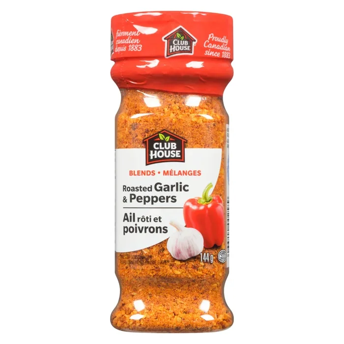 Club House One Step Blends Roasted Garlic and Peppers Seasoning – 144 g