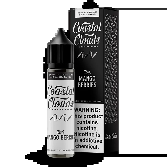 Coastal Clouds – Iced Mango Berries – 60ML E-Liquid