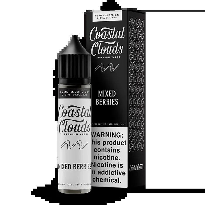 Coastal Clouds – Mixed Berries – 60ML E-Liquid