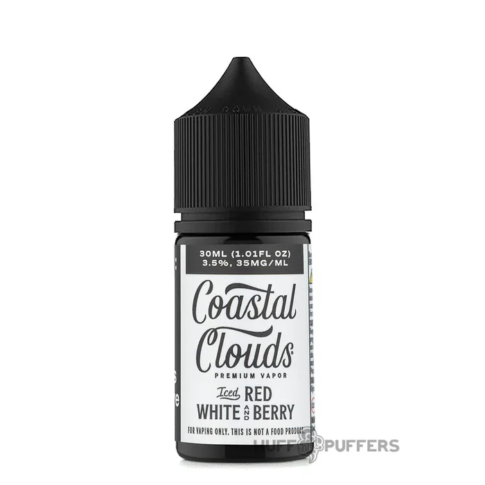 Coastal Clouds Salt – Iced Red White and Berry 30mL