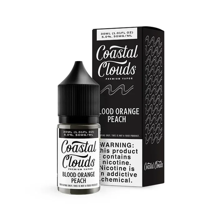 Coastal Clouds Salt Blood Orange Peach eJuice