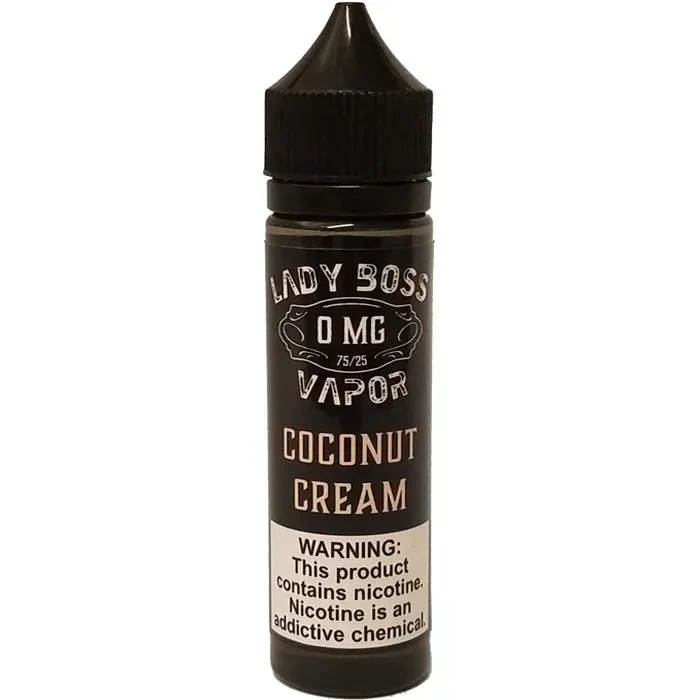 Coconut Cream Premium E-Liquid by Lady Boss Vapor