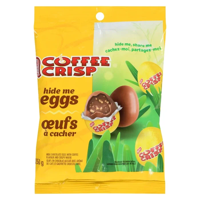 Coffee Crisp Chocolate Eggs, 150 g