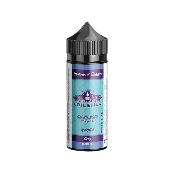 Coil Spill Berries & Cream 100ml Shortfill