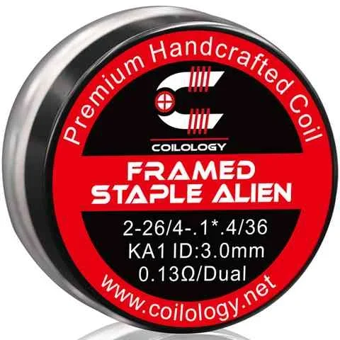 Coilology Hand Crafted Coils Framed Staple Alien