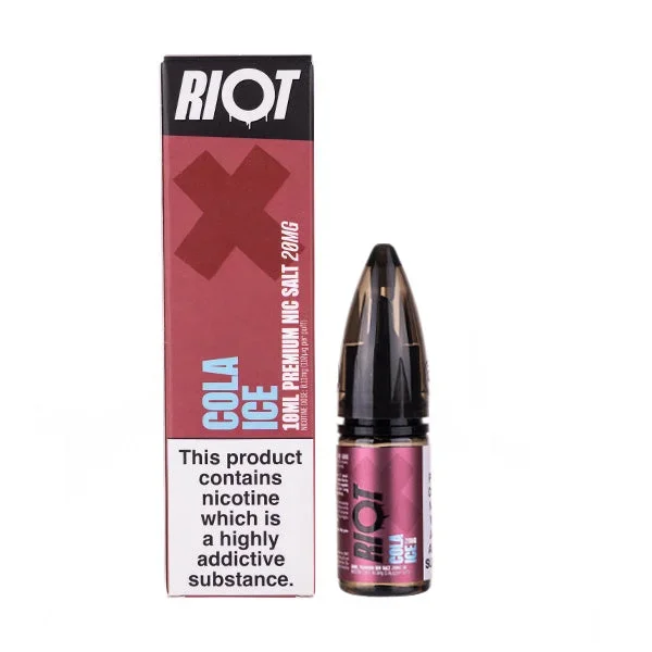 Cola Ice Nic Salt E-Liquid by Riot Squad X