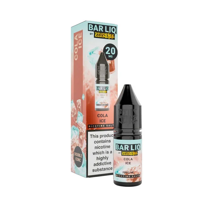 Cola Ice Nic Salt E-Liquid by Zeus Juice Bar Liq