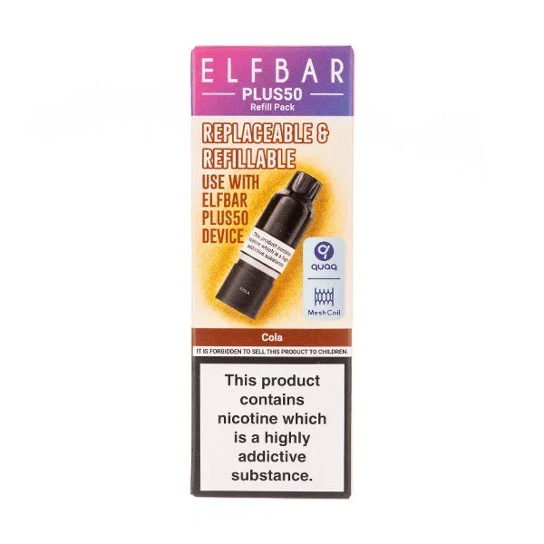 Cola Plus 50 Prefilled Pod + Refill by Elf Bar