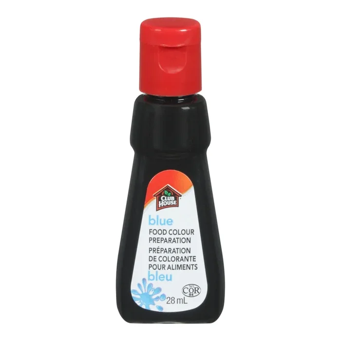 Colorant alimentaire bleu Club House, 28-ml