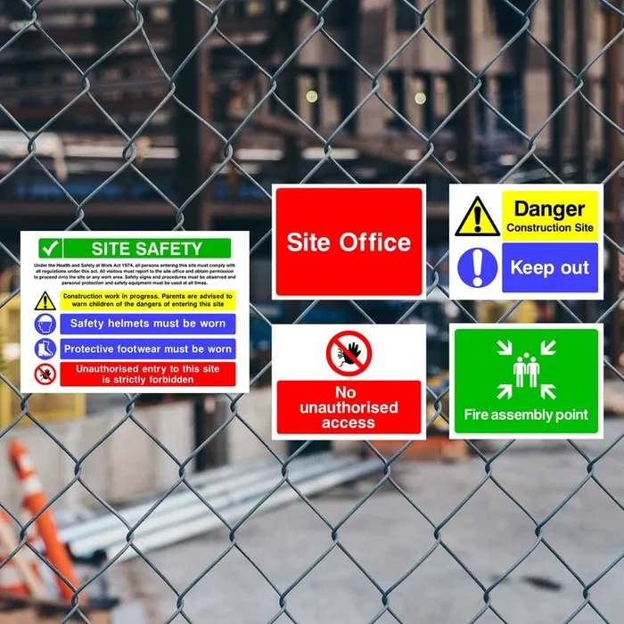 Construction Safety Sign Pack C