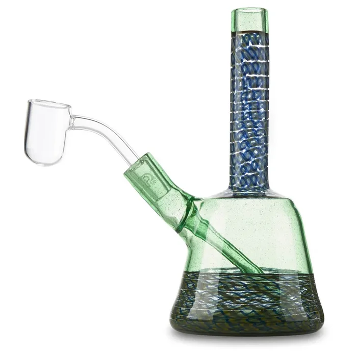 Conversion Glass Mini Tube w/ Pathwork – Green