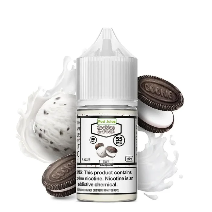 Cookies & Cream – POD Juice Salt 30mL