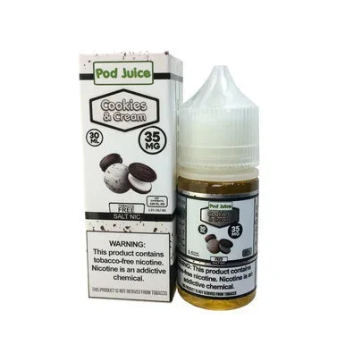 Cookies & Cream by Pod Juice Salts Series 30mL