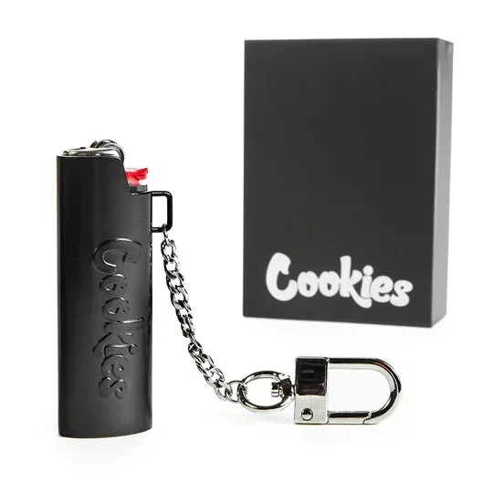 COOKIES METAL LIGHTER HOLDER WITH CLIP