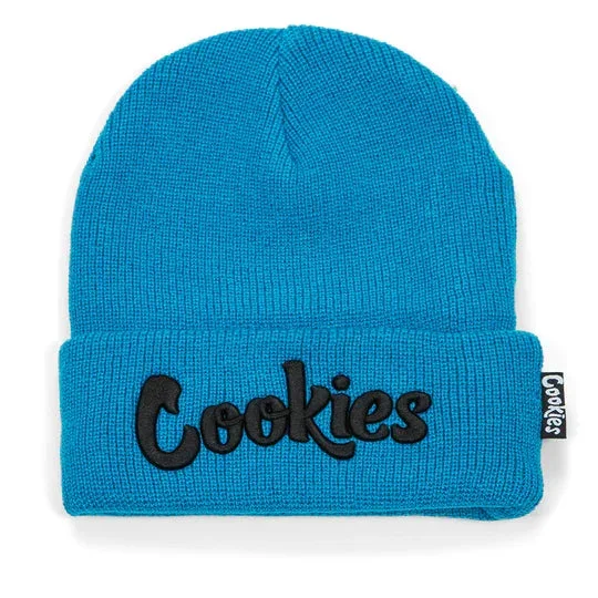 COOKIES ORIGINAL LOGO BEANIE BLUE