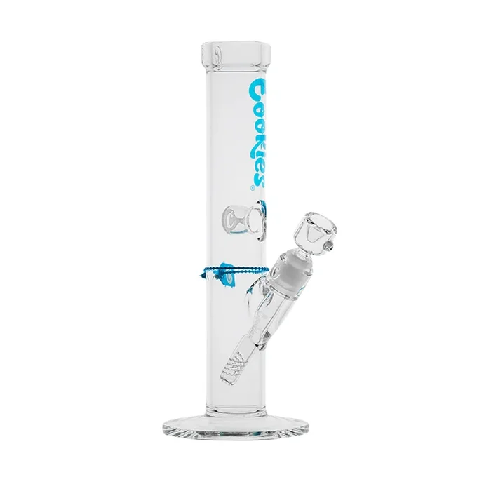 Cookies Original Straight Tube Glass Bong – 13.25 IN