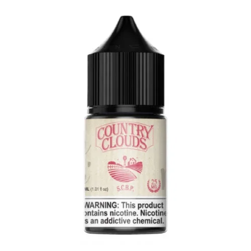 Country Clouds Salt Strawberry Corn Bread Puddin’ eJuice