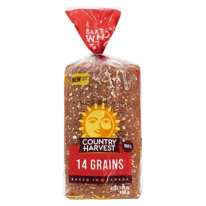 Country Harvest 14 Grain 100% Whole Wheat Bread, 600 g