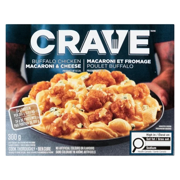 Crave Macaroni et Fromage Poulet Buffalo, 300 g