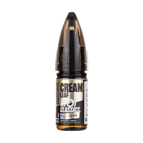 Cream Leaf Hybrid Salt E-Liquid by Riot Classics