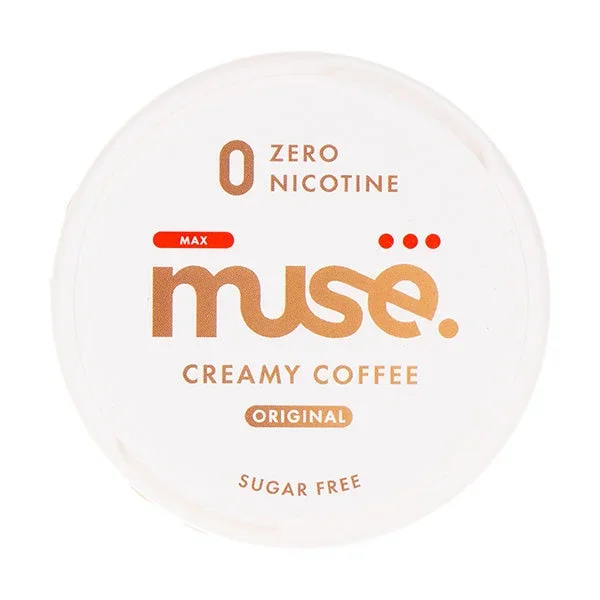 Creamy Coffee Zero Nicotine Pouches by Muse