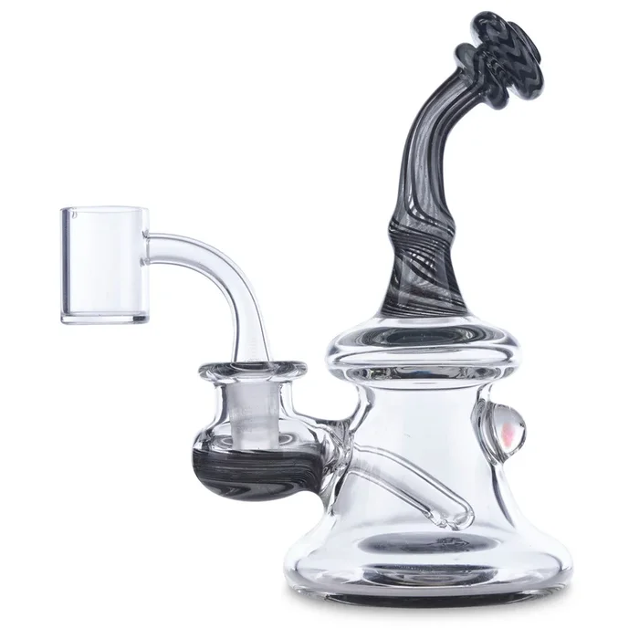 Cristo Glass Banger Hanger – Fully Worked Black Wig Wag