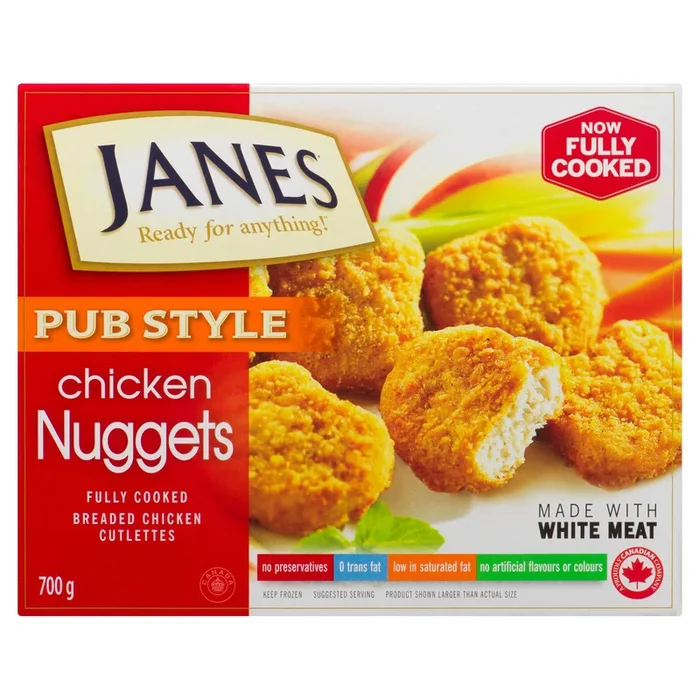 Croquettes de poulet Janes de style pub – 700 g