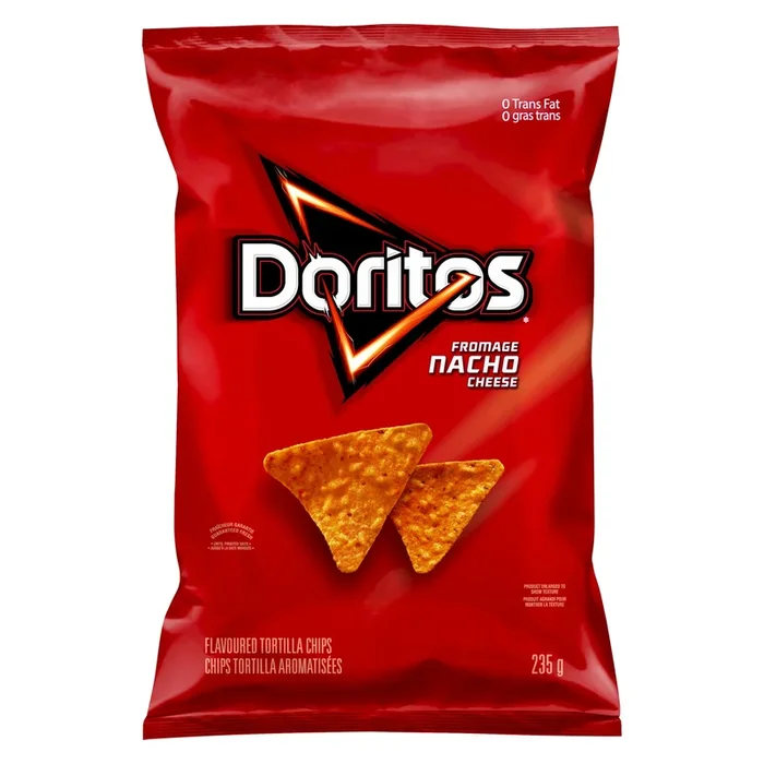 Croustilles de tortilla Doritos Fromage nacho – 235 g