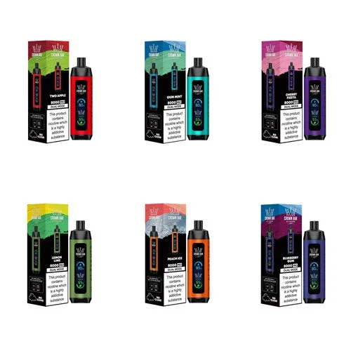 Crown Bar 8000 Puffs Disposable Vape Device – 10PK