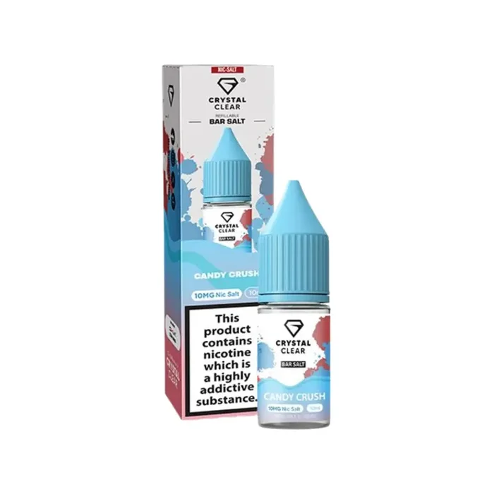 Crystal Clear Candy Crush 10ml Nic Salt E-liquid