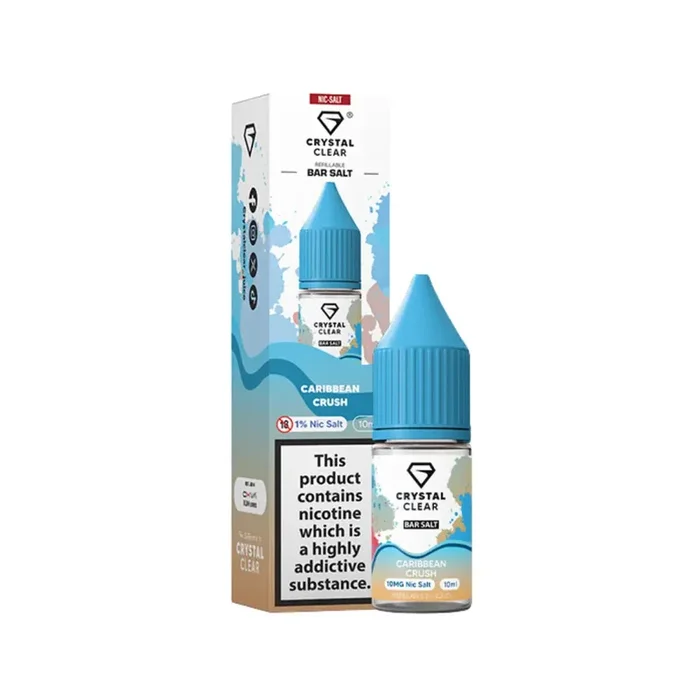 Crystal Clear Caribbean Crush 10ml Nic Salt E-liquid