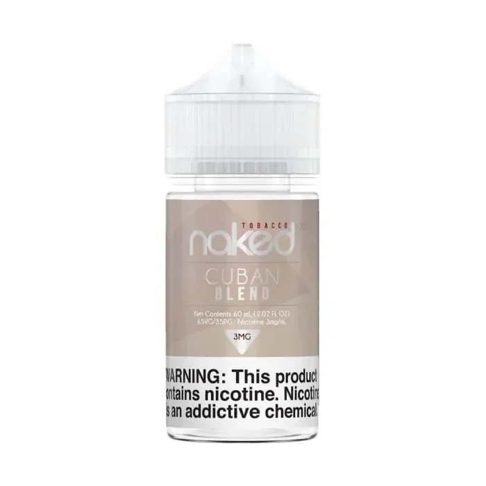 Cuban Blend Tobacco E-Liquid by Naked 100 Tobacco