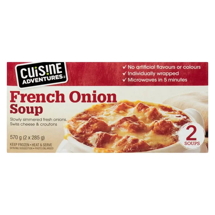 Cuisine Adventures Soup French Onion 2pk. – 570g