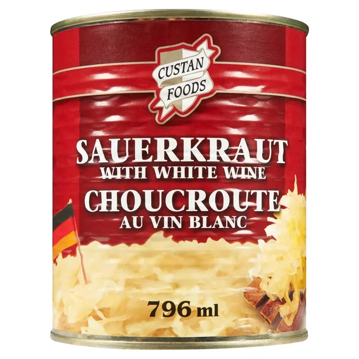 Custan Foods Sauerkraut with White Wine, 796-ml