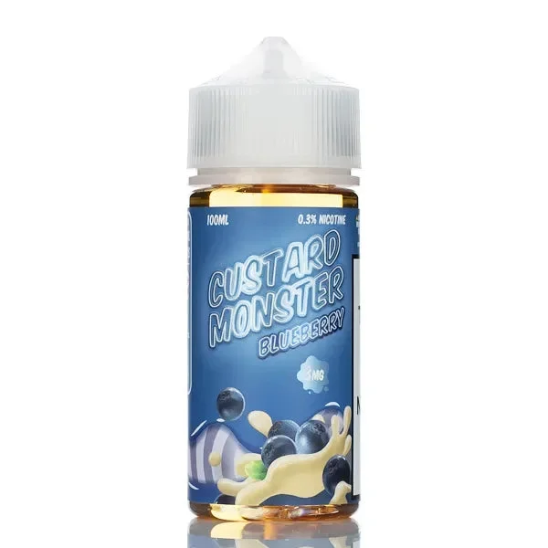 Custard Monster – Blueberry Custard – 100ml