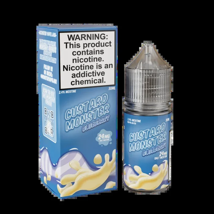 Custard Monster Salt – Blueberry – 30ML E-Liquid