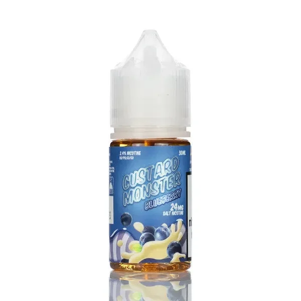Custard Monster Salts – Blueberry Custard – 30ml