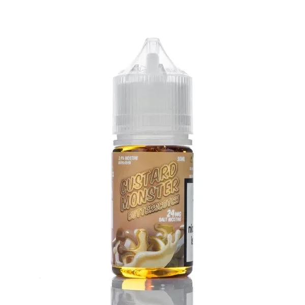 Custard Monster Salts – Butterscotch Custard – 30ml