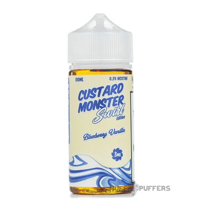Custard Monster Swirl Edition – Blueberry Vanilla 100mL