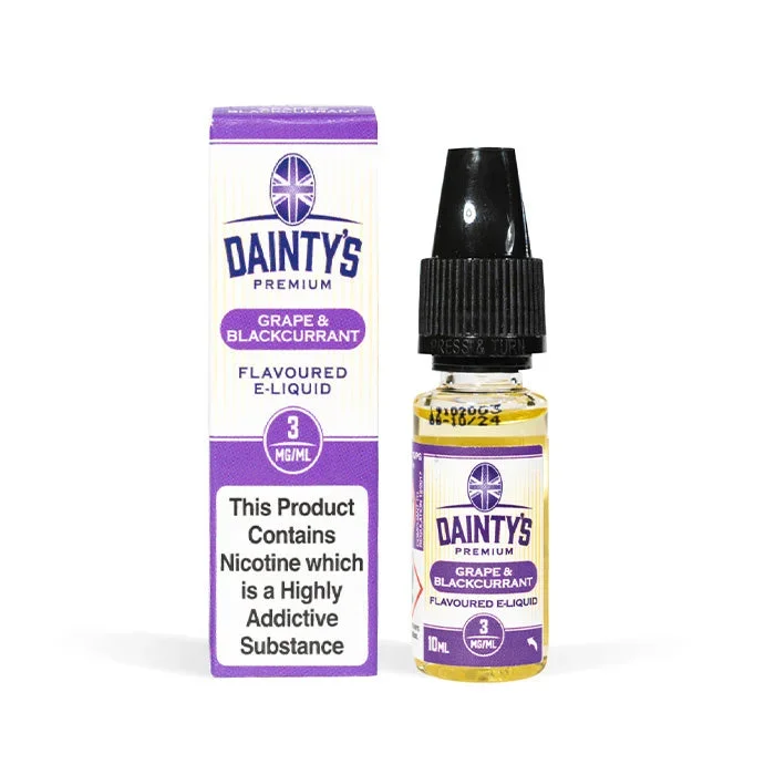 Dainty’s Grape & Blackcurrant 10ml E-Liquid