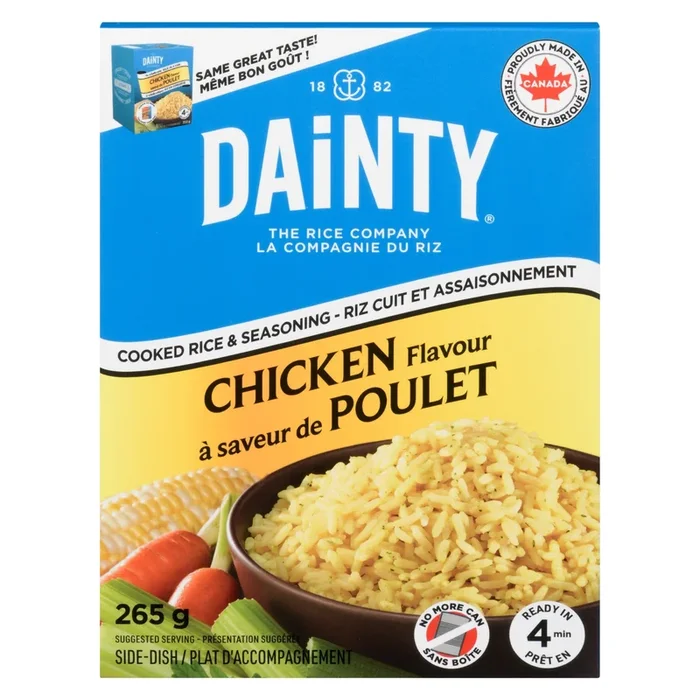 Dainty Cooked Rice & Seasoning Chicken Flavour, 265 g