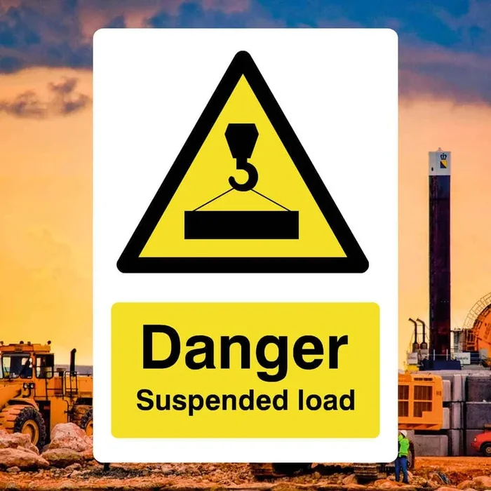 Danger Suspended Load Sign