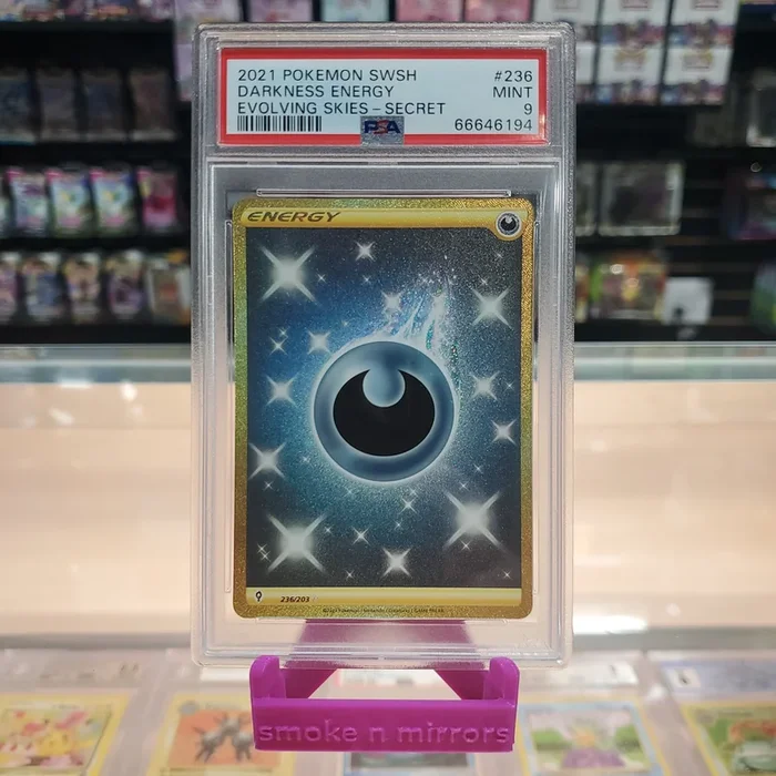 Darkness Energy – Evolving Skies Holofoil: PSA 9