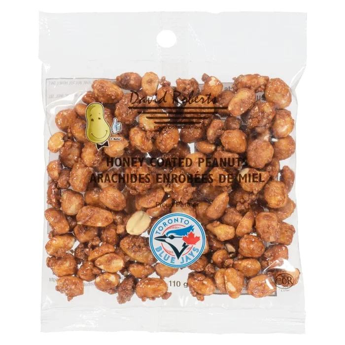 David Roberts Honey Coated Peanuts, 110g