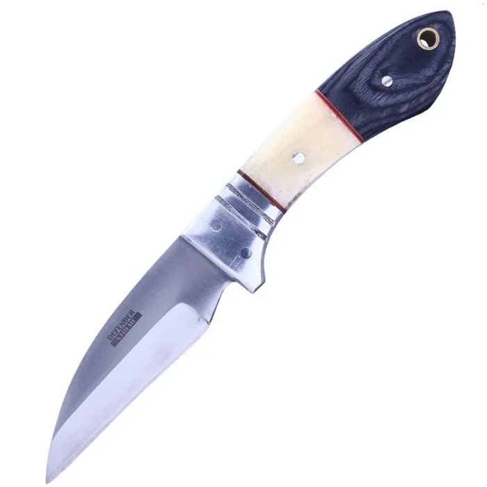 Defender-Xtreme – 7″ Arctic Edge Hunting Knife w/ Bone & Wood Handle