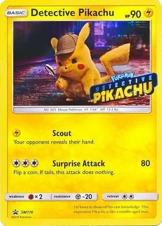 Detective Pikachu – SM170 (Stamped) (SM170) (SMP)